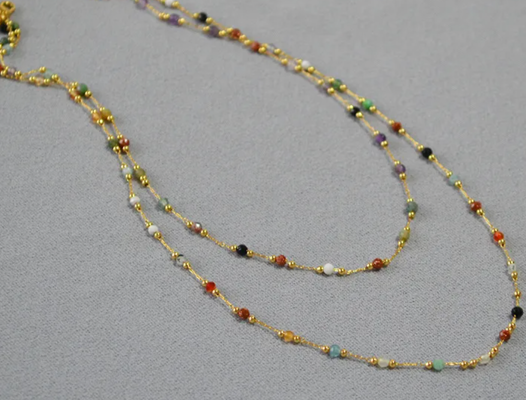 Gypsy Gemstone Necklace