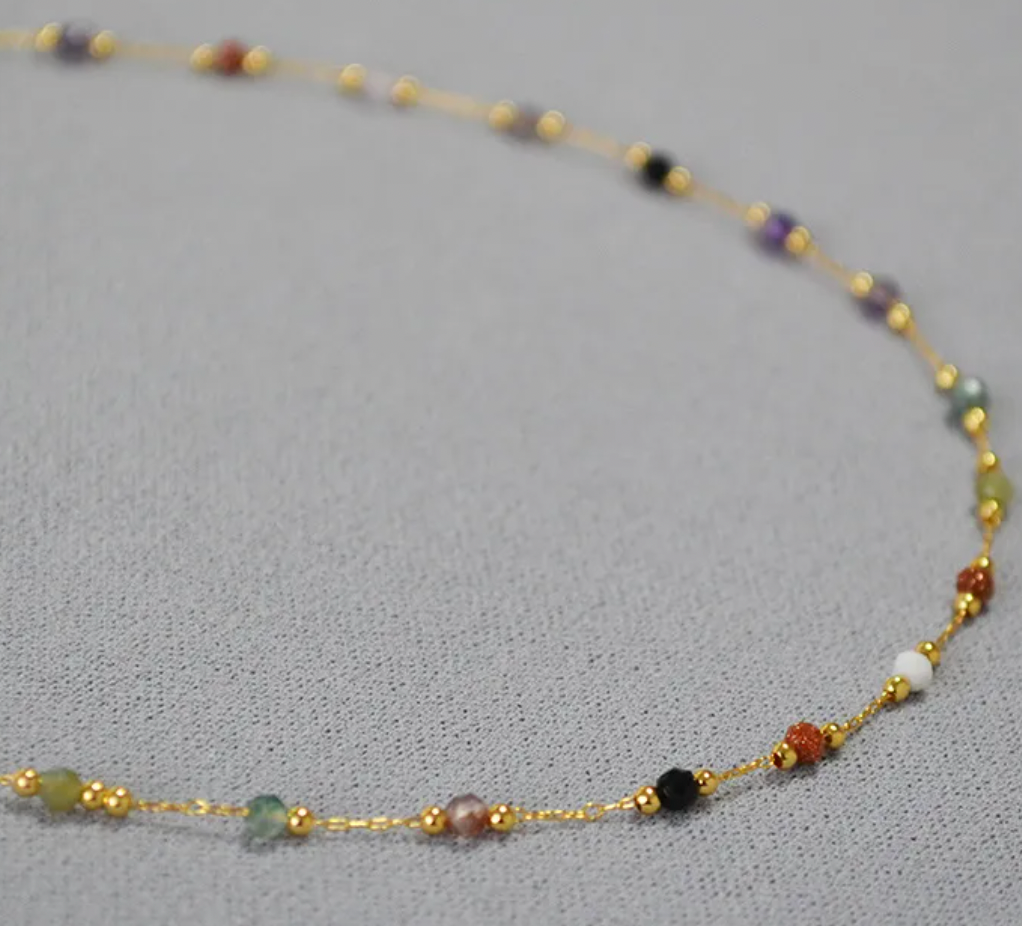 Gypsy Gemstone Necklace