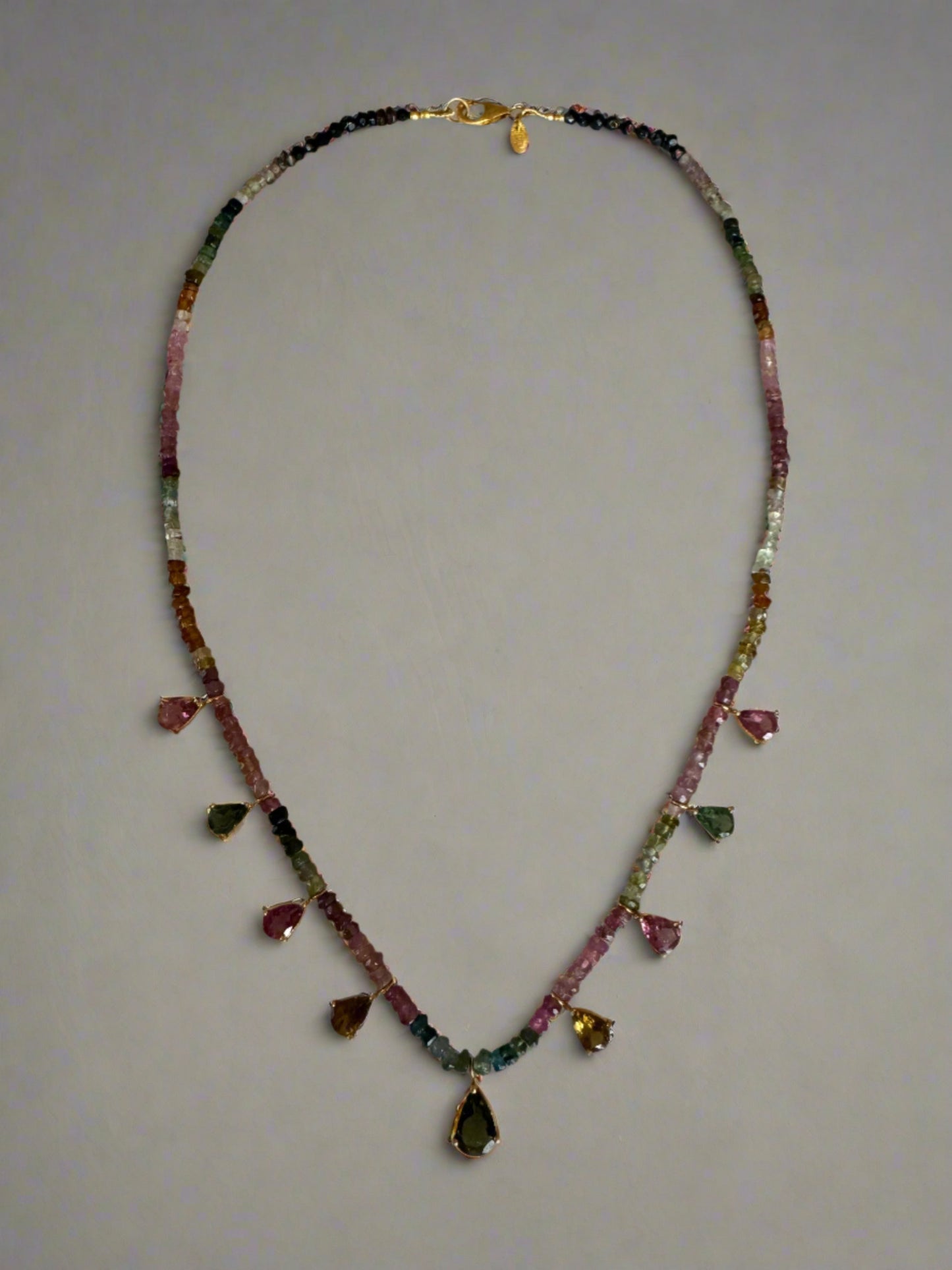 Tourmaline Beaded Necklace